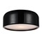 Cwi Lighting Campton 2 Light Drum Shade Flush Mount With Black Finish 9688C14-2-171 - alternate 1